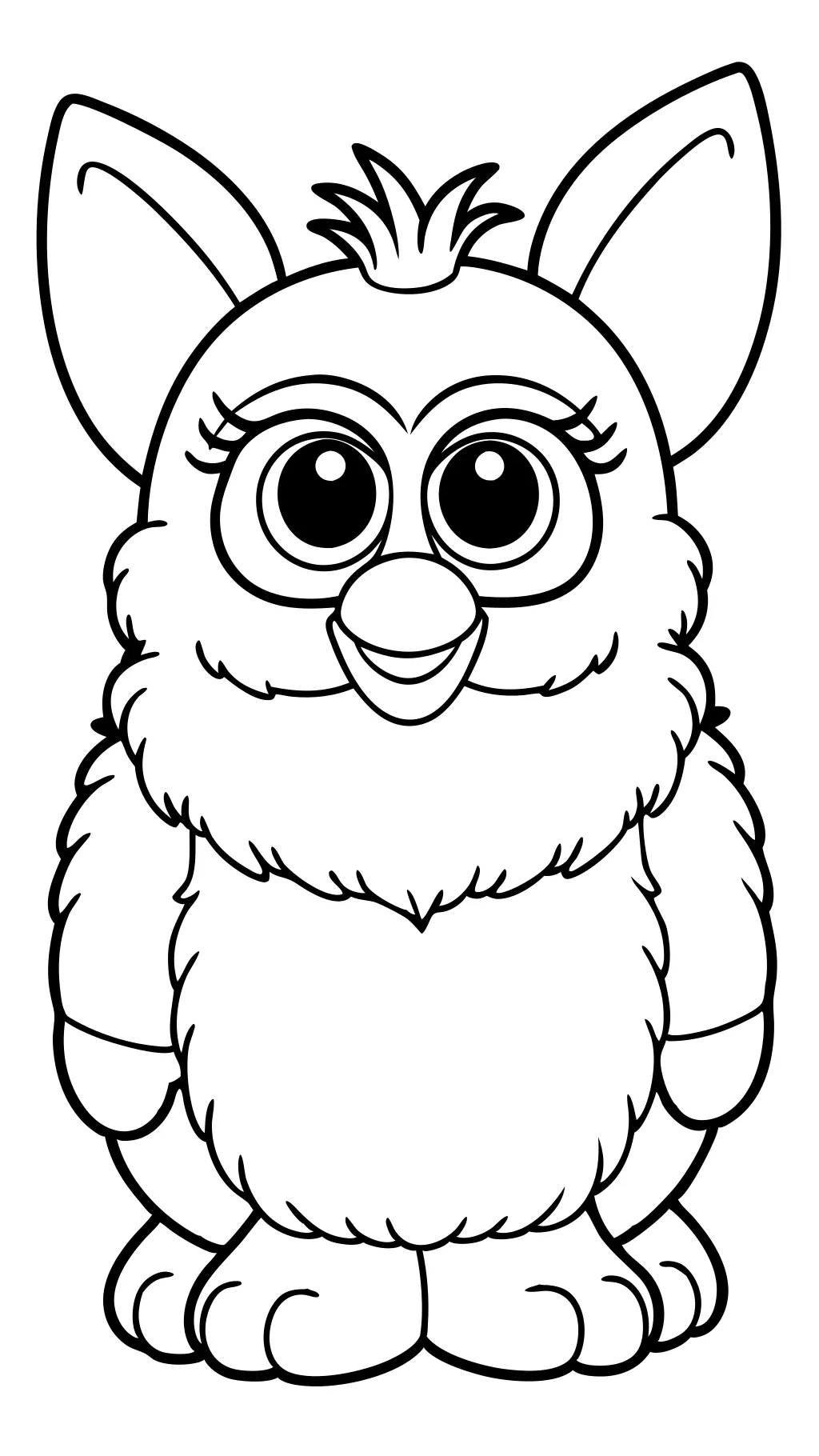 Páginas para colorear de Furby